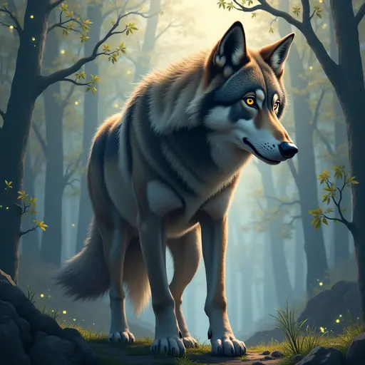 A Wolf used for avatar