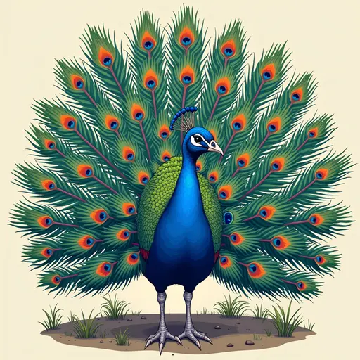 A Peacock used for avatar