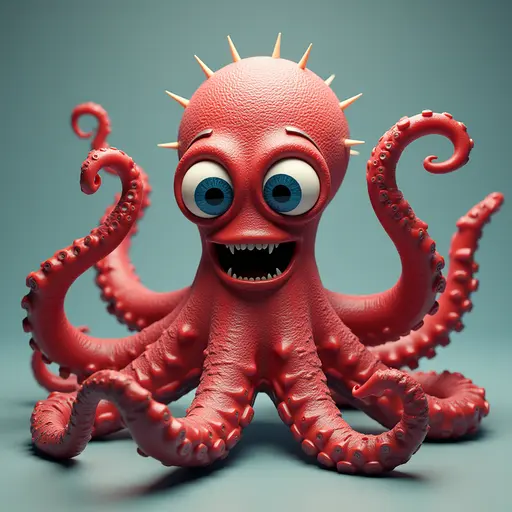 A Mischievous Octopus