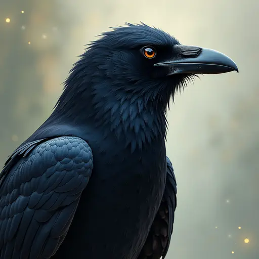 A Raven used for avatar