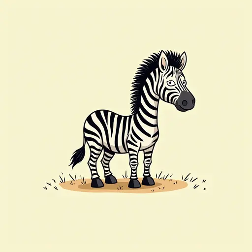 A Zebra used for avatar