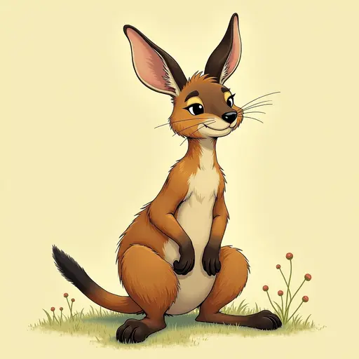 A Wallaby used for avatar