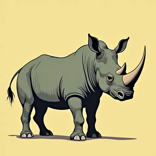 A Rhinoceros used for avatar