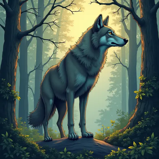 A Wolf used for avatar