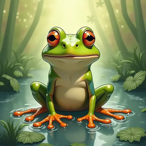 A Frog used for avatar