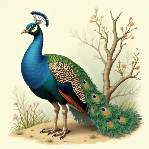 A Peacock used for avatar