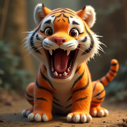 A Mischievous Tiger