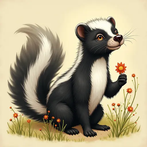 A Skunk used for avatar