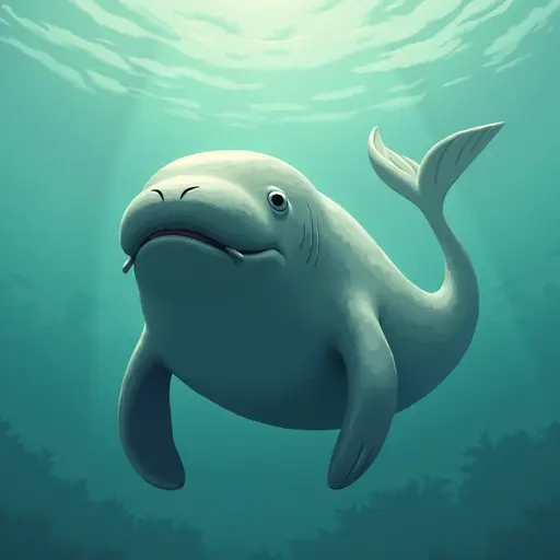 A Dugong used for avatar