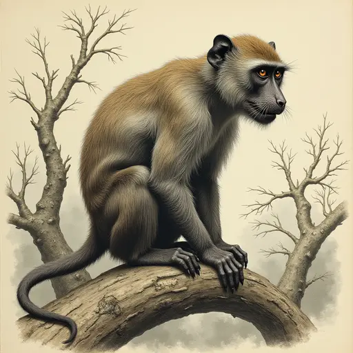 A Macaque used for avatar