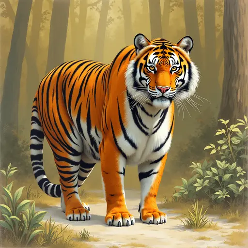 A Tiger used for avatar