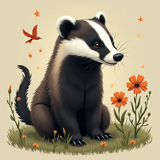 A Badger used for avatar