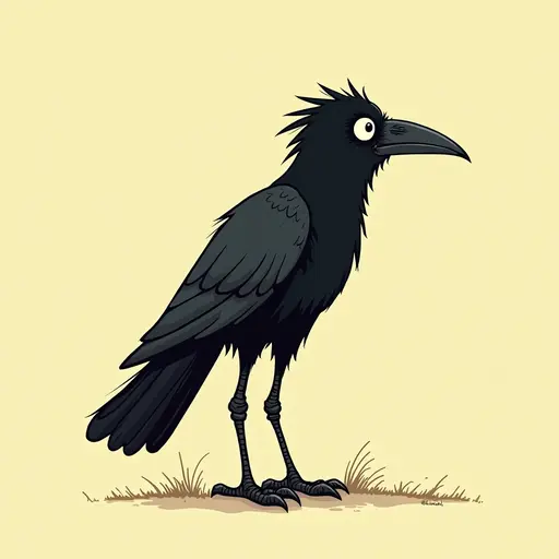 A Crow used for avatar