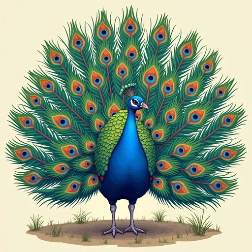 A Peacock used for avatar