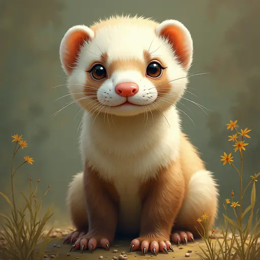 A Ferret used for avatar