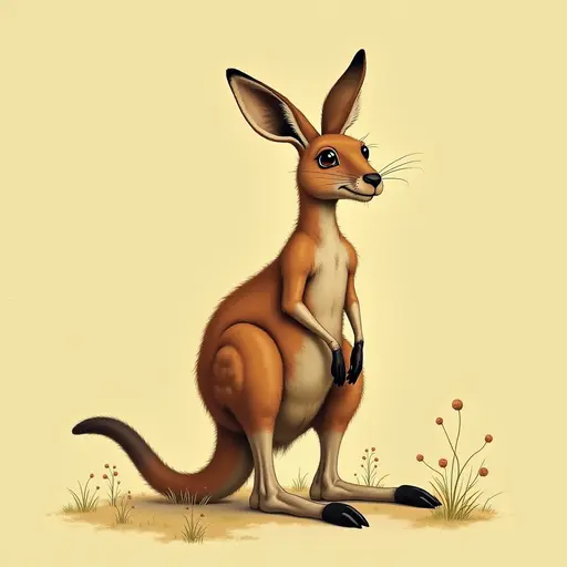 A Kangaroo used for avatar