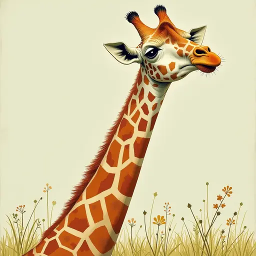 A Giraffe used for avatar