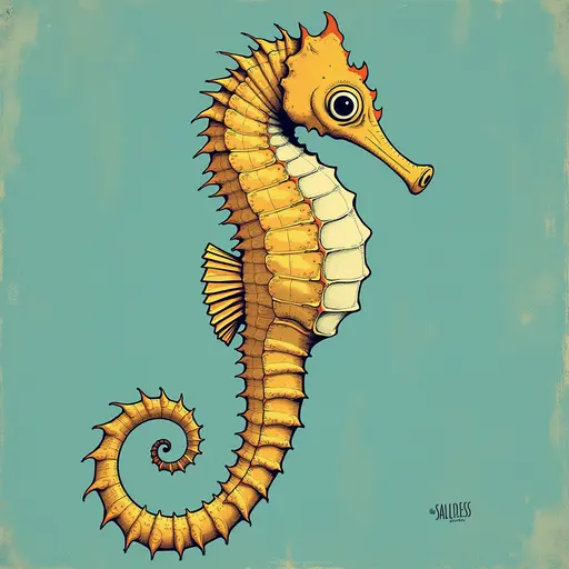 A Seahorse used for avatar