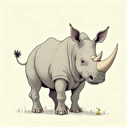 A Rhinoceros used for avatar