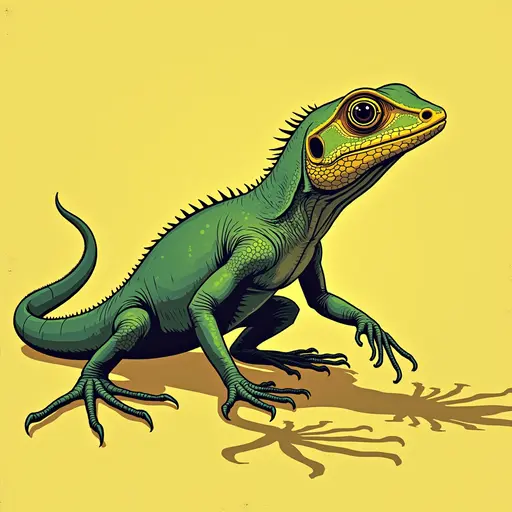 A Lizard used for avatar