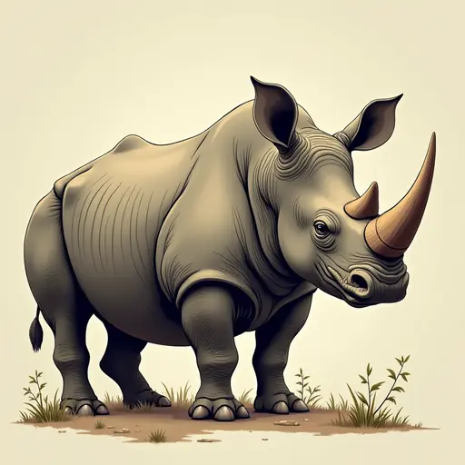 A Rhinoceros used for avatar