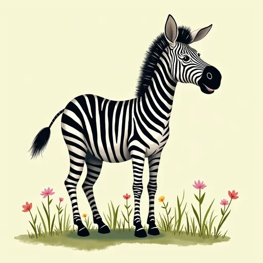 A Zebra used for avatar