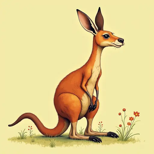 A Kangaroo used for avatar