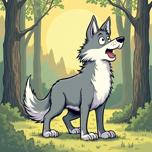 A Wolf used for avatar