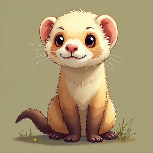 A Ferret used for avatar