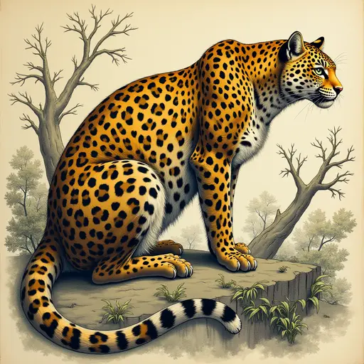 A Leopard used for avatar