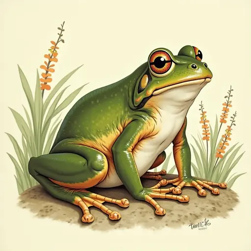 A Frog used for avatar