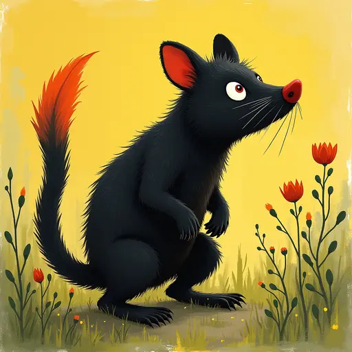 A Tasmanian Devil used for avatar