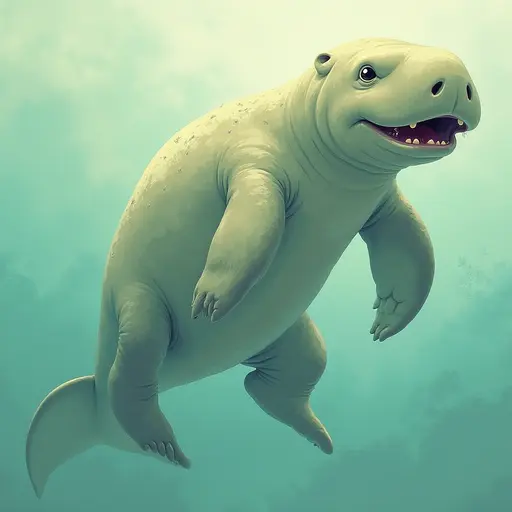 A Dugong used for avatar