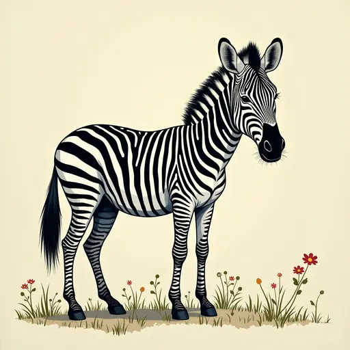 A Zebra used for avatar