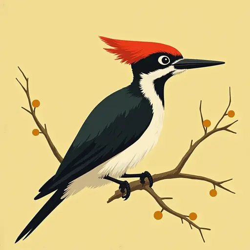 A Woodpecker used for avatar