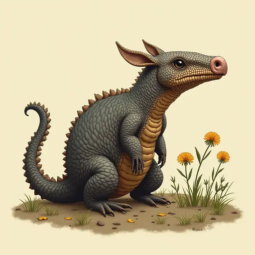 A Armadillo used for avatar