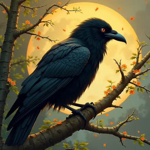 A Crow used for avatar