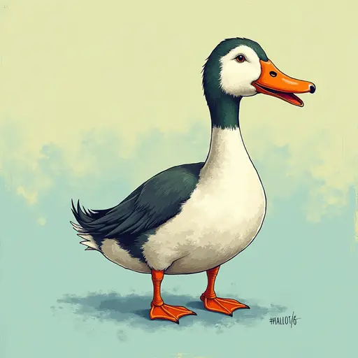 A Duck used for avatar