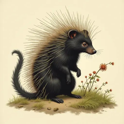 A Porcupine used for avatar