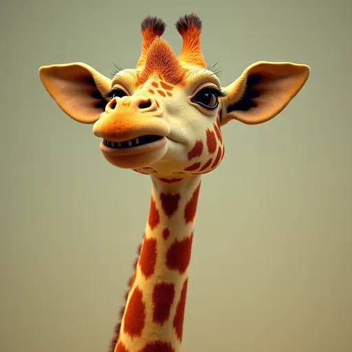 A Mischievous Giraffe