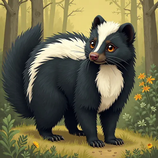 A Skunk used for avatar