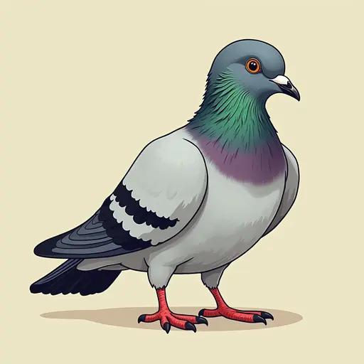 A Pigeon used for avatar