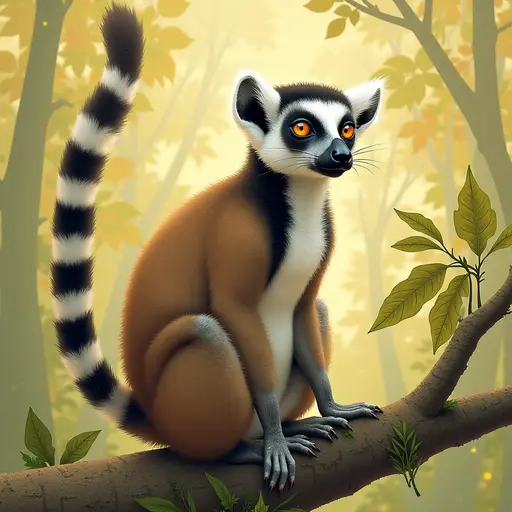 A Lemur used for avatar