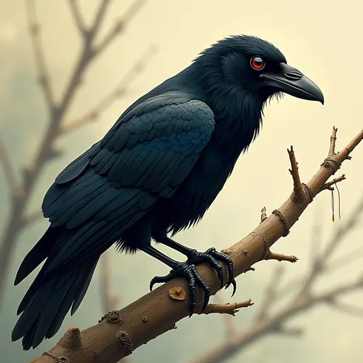 A Raven used for avatar