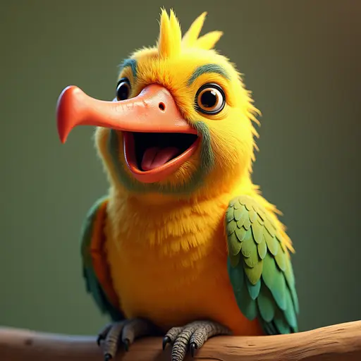 A Mischievous Parrot