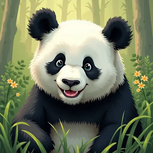 A Panda used for avatar