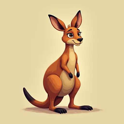 A Kangaroo used for avatar