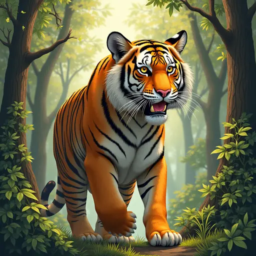 A Tiger used for avatar