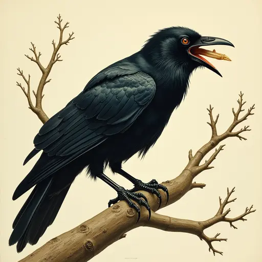 A Raven used for avatar