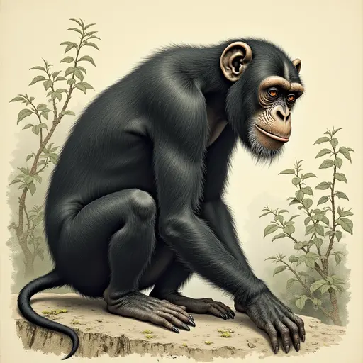 A Chimpanzee used for avatar